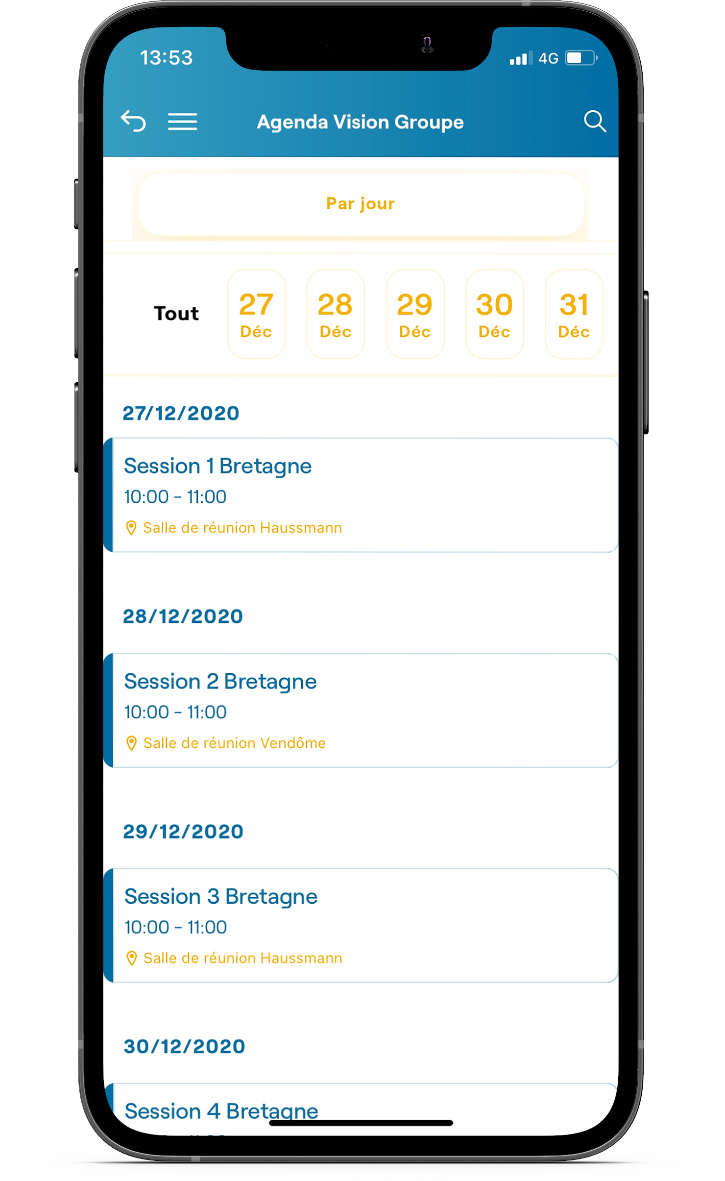 app gestion de groupe