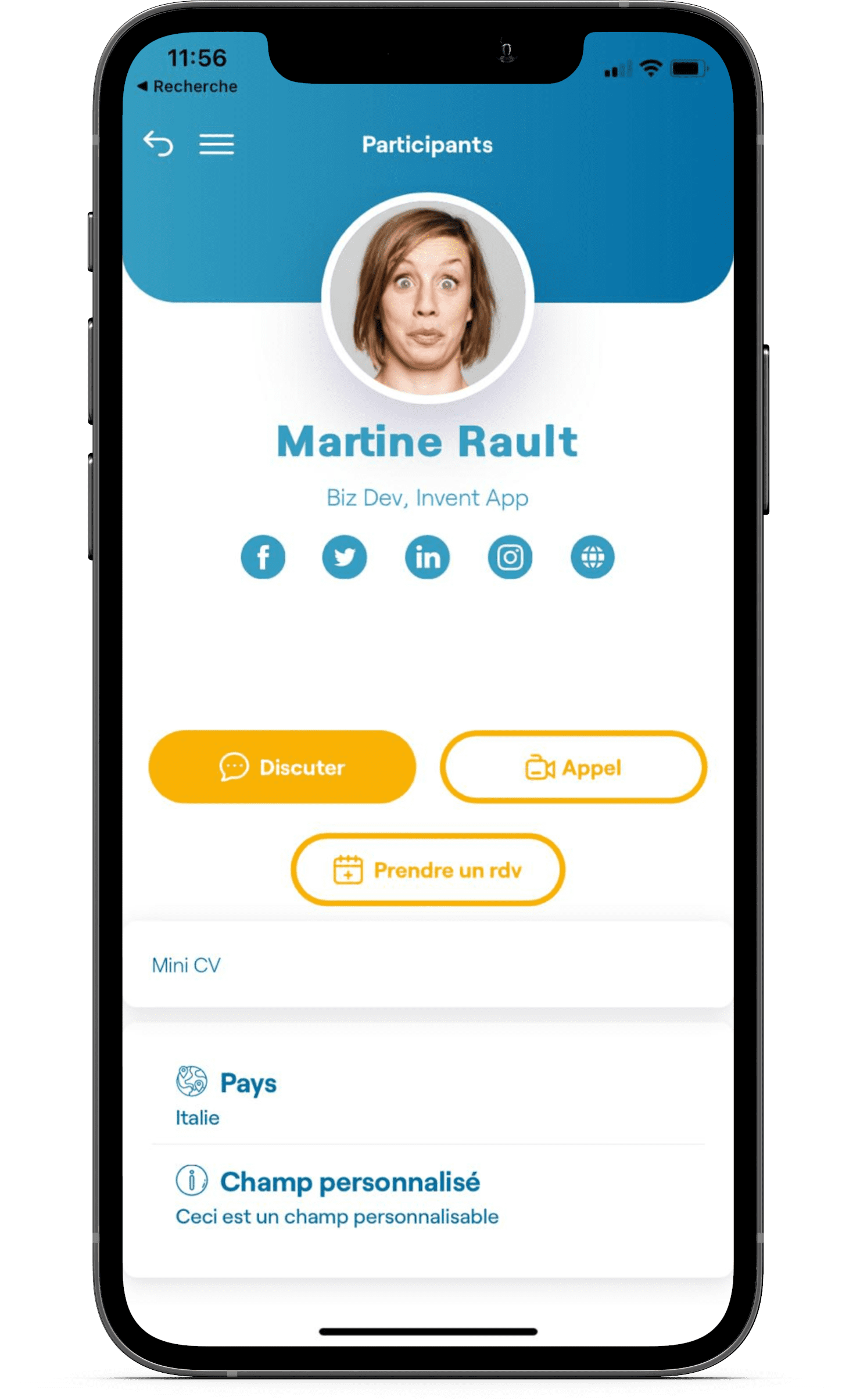app prise de rendez vous