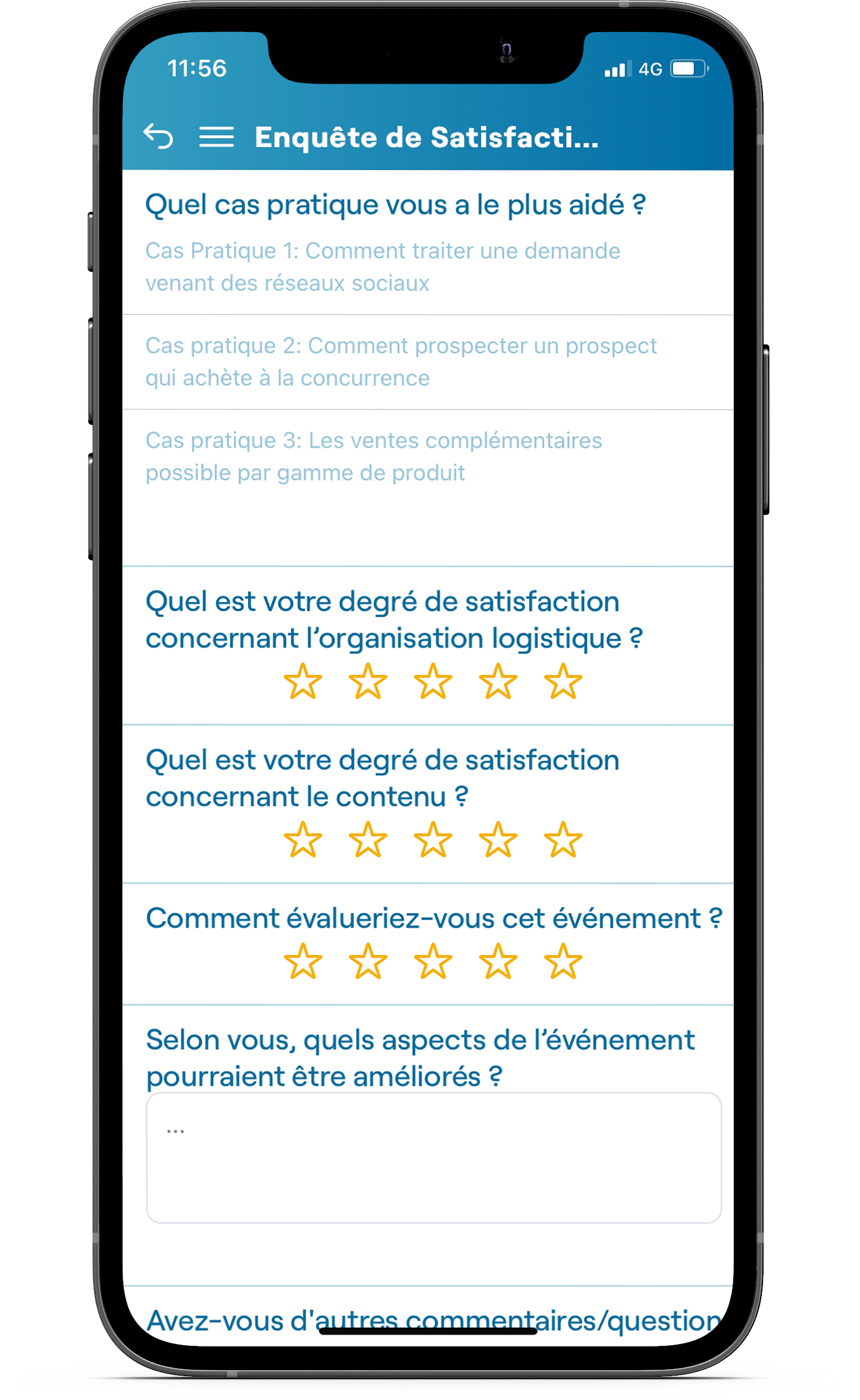 enquete de satisfaction