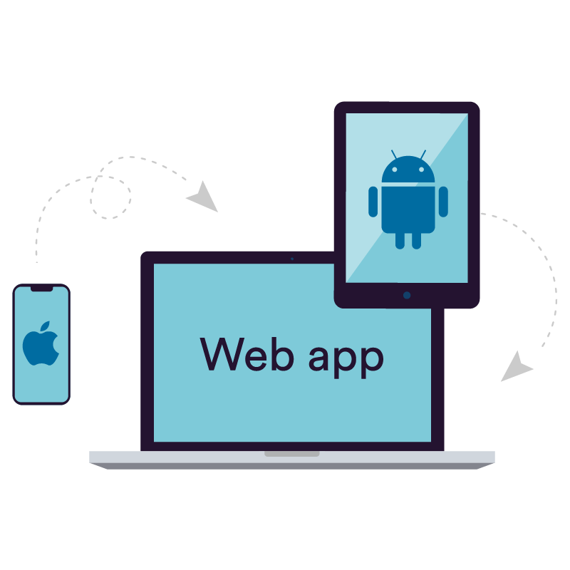 événement virtuel web app