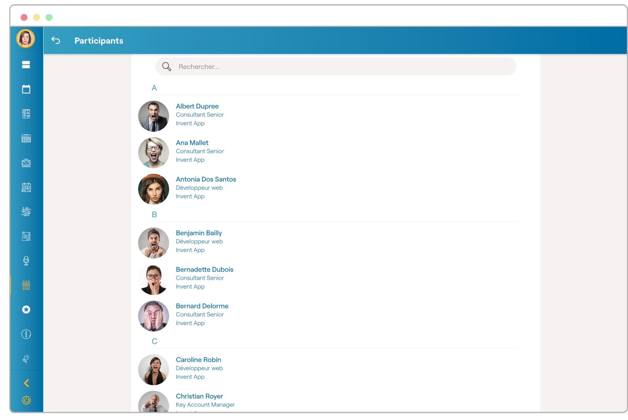 liste participants