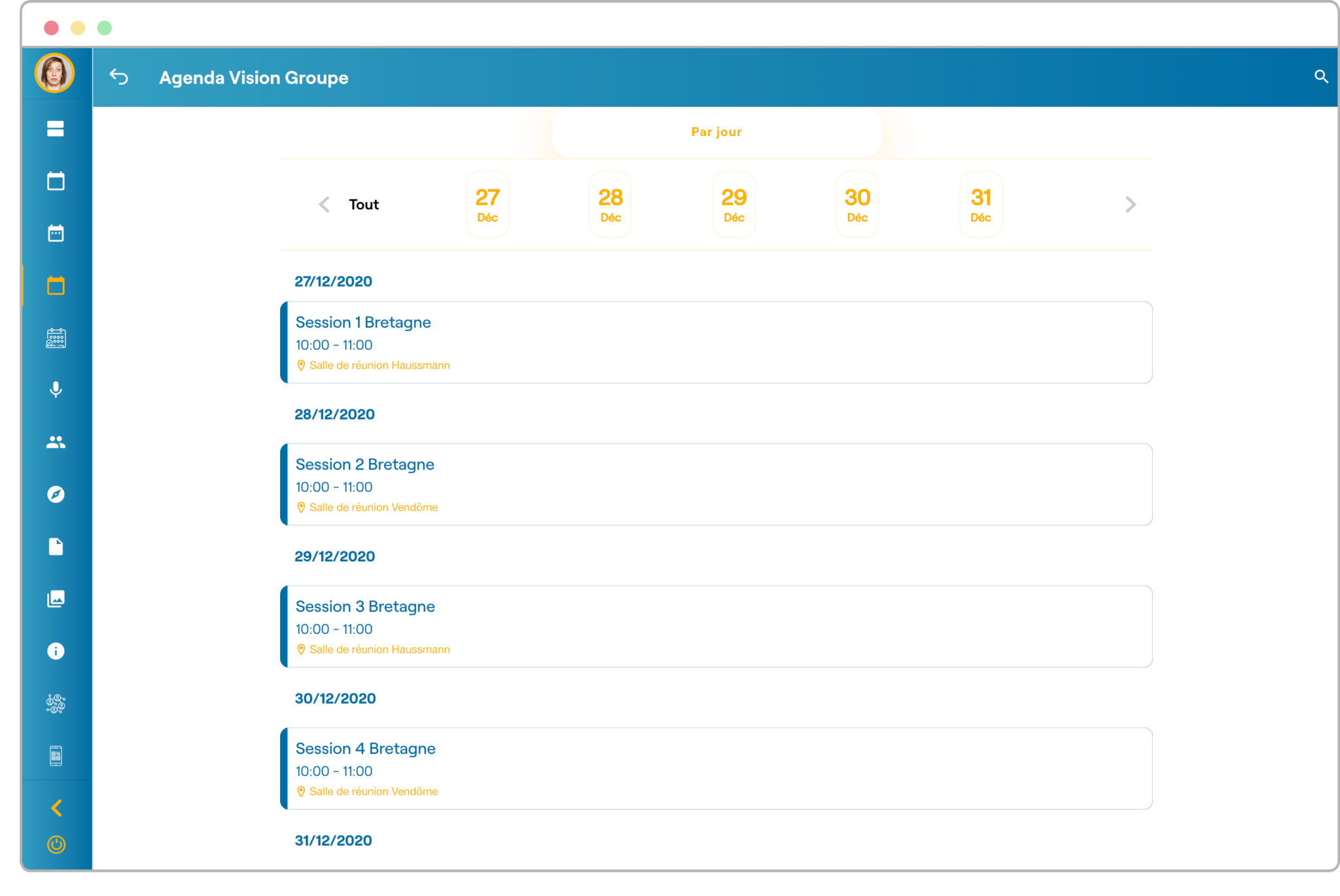 plateforme gestion de groupe