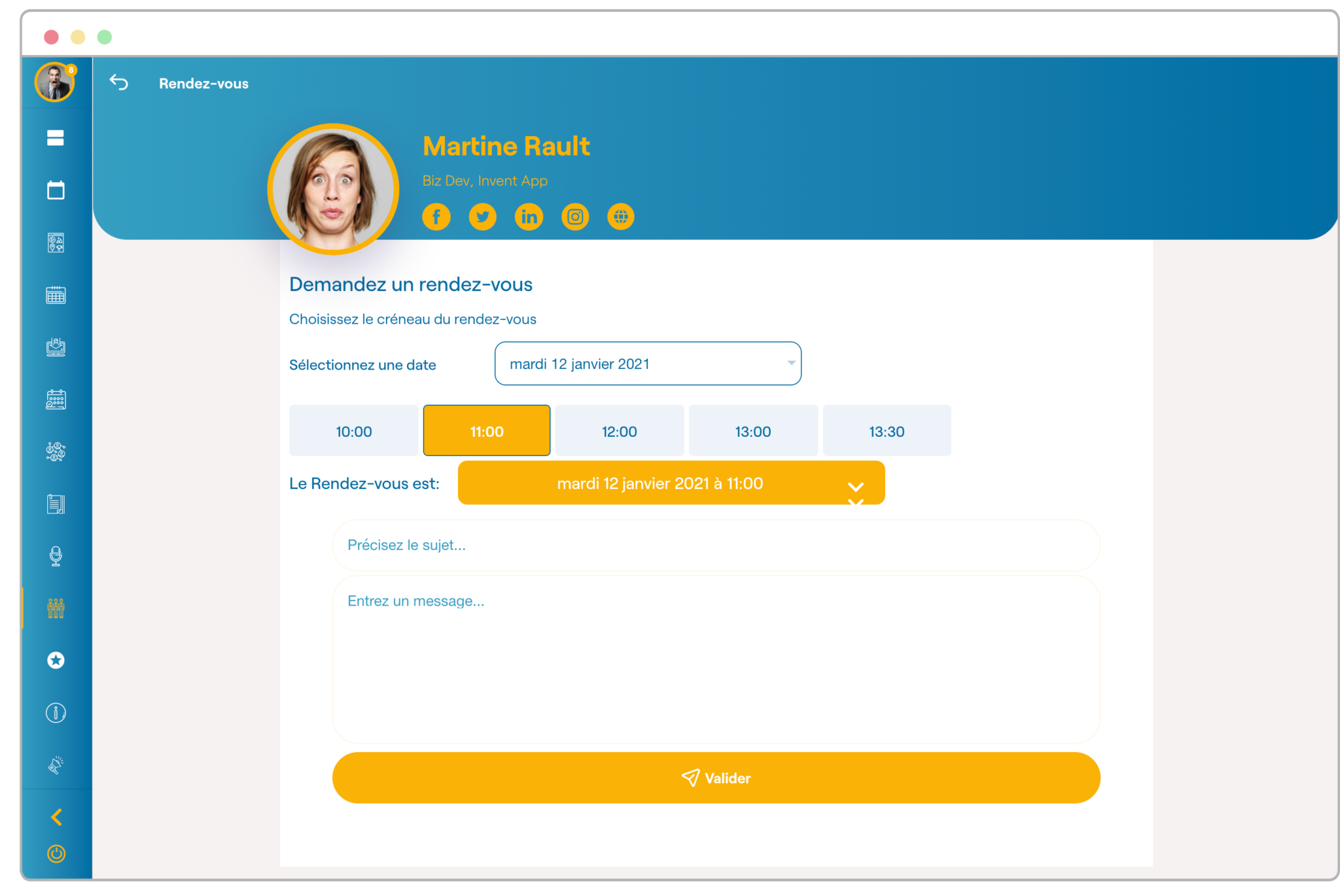 plateforme prise de rendez vous