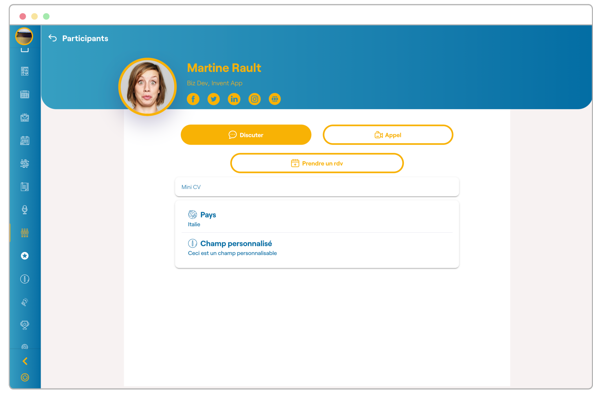 profil participants
