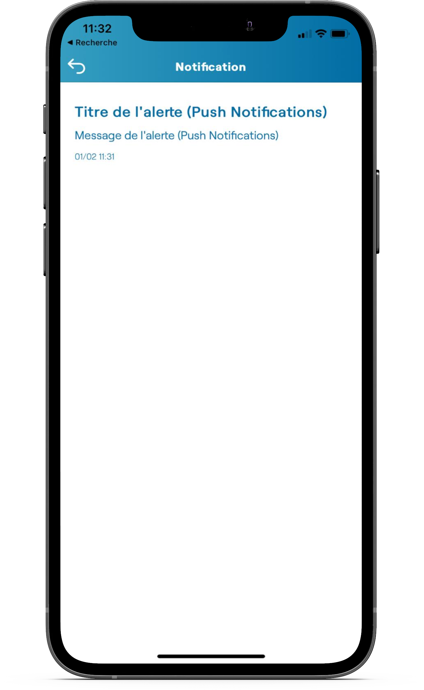 push notifications evenement