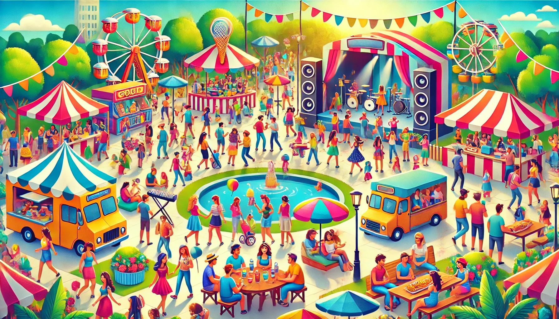 L'été est la saison idéale pour organiser des événements en plein air : fêtes de famille, mariages, barbecues entre amis, festivals locaux. Avec le beau temps et les vacances scolaires